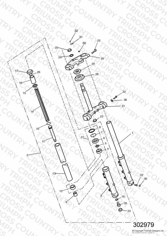 Front Forks and Yokes Sprint/Sprint Executive