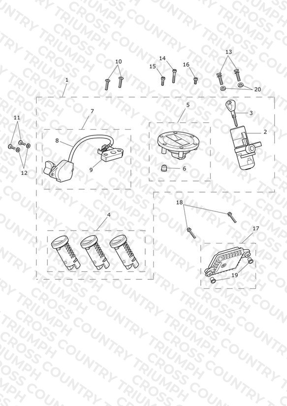 Ignition Switch & Lock Set