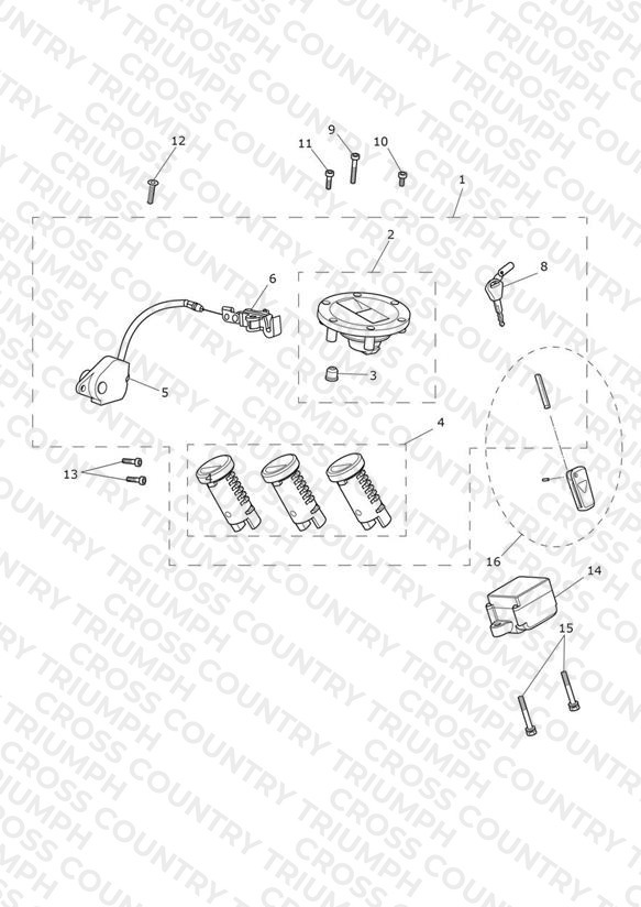 Ignition Switch & Lock Set