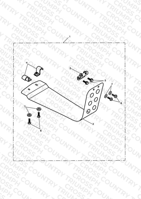Skid Plate Kit, Black