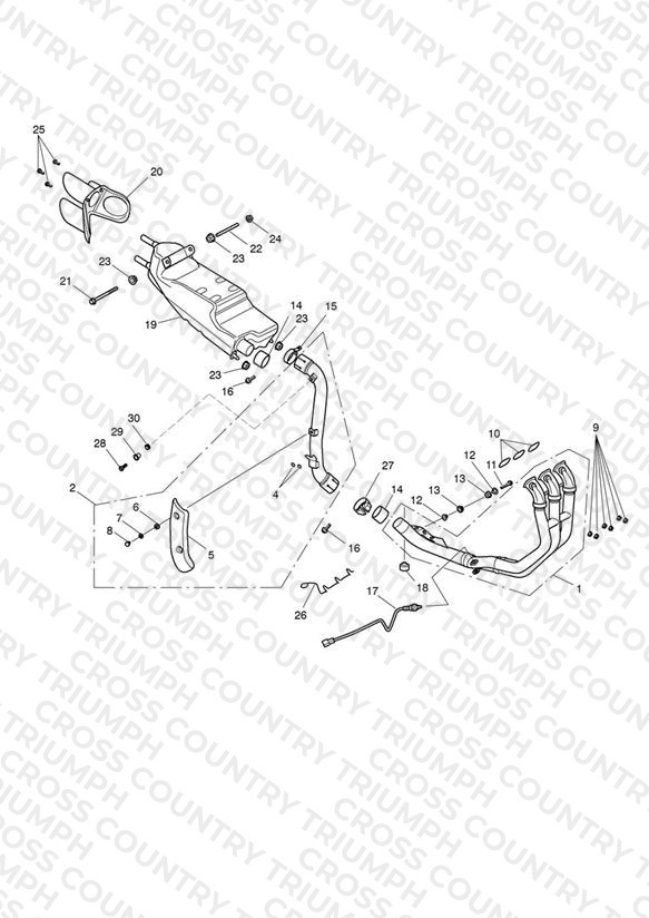 Exhaust System > 281465 - All except AU, NZ & ZA - AU,NZ,ZA ALL VINS