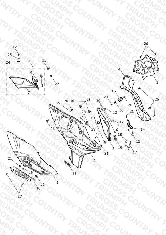 Fairings, RH