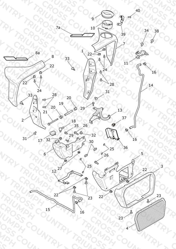 Radiator Cowls & Expansion Tank