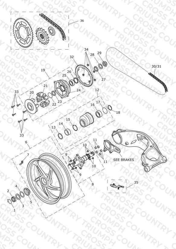 Rear Wheel & Final Drive > 602552