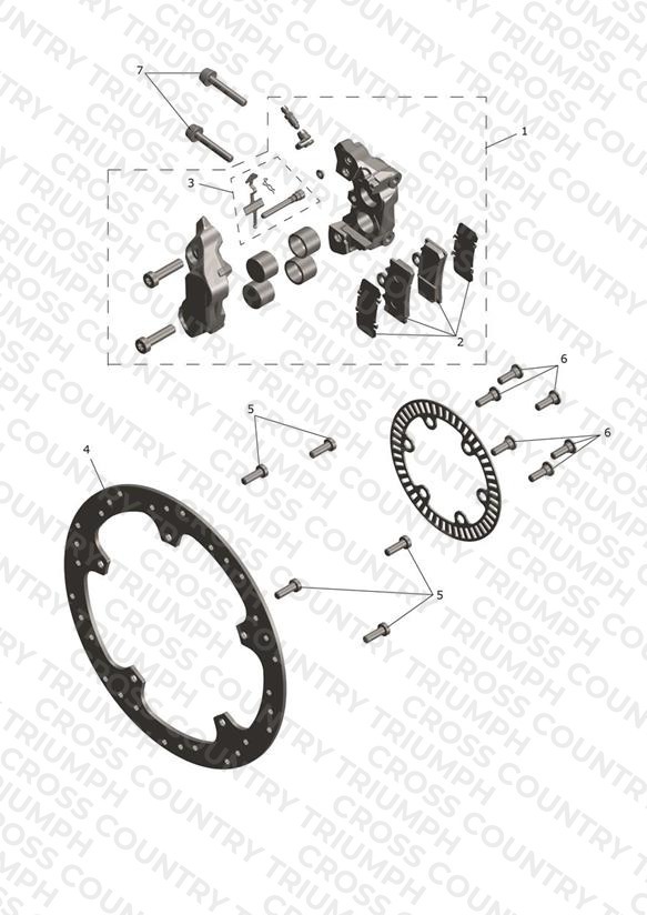 Front Caliper & Disc