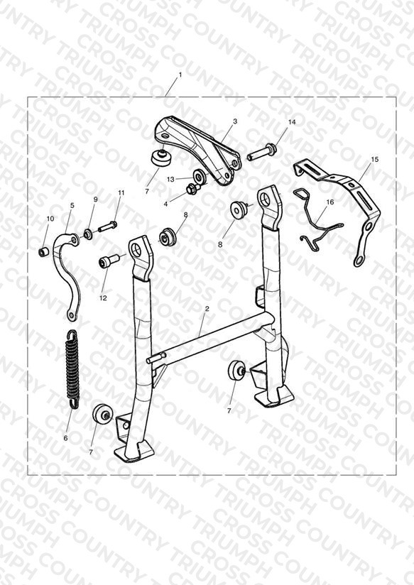 Centrestand Kit, Evap > 519108