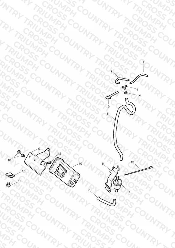 Evaporative Loss Control System - California Only
