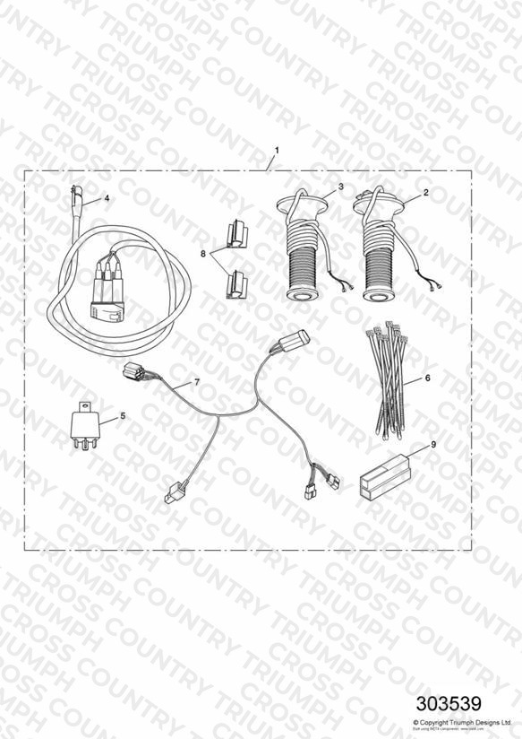 Heated Grip kit DE,ES,IT,JP,NL,SE & UK 186151 »