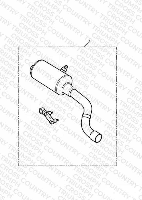 Silencer Kit, SS, Type 1E 207555 >