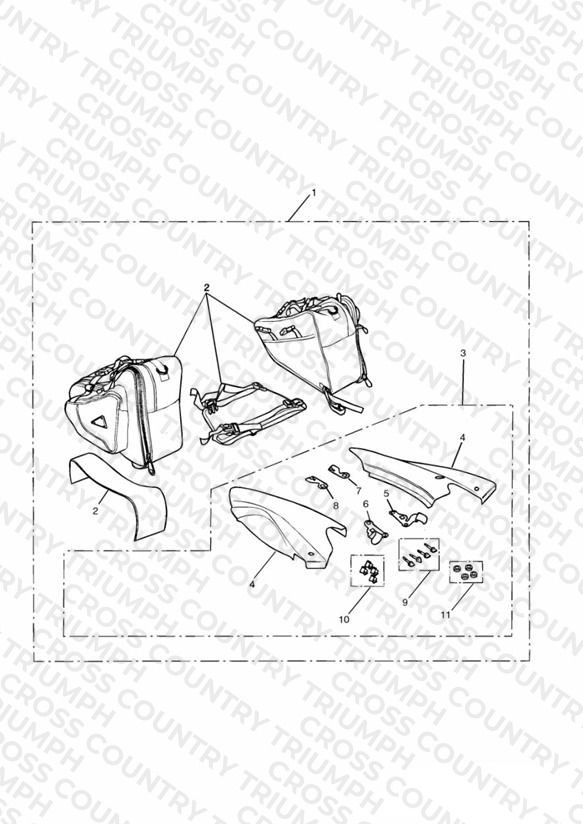 Throwover Pannier Kit