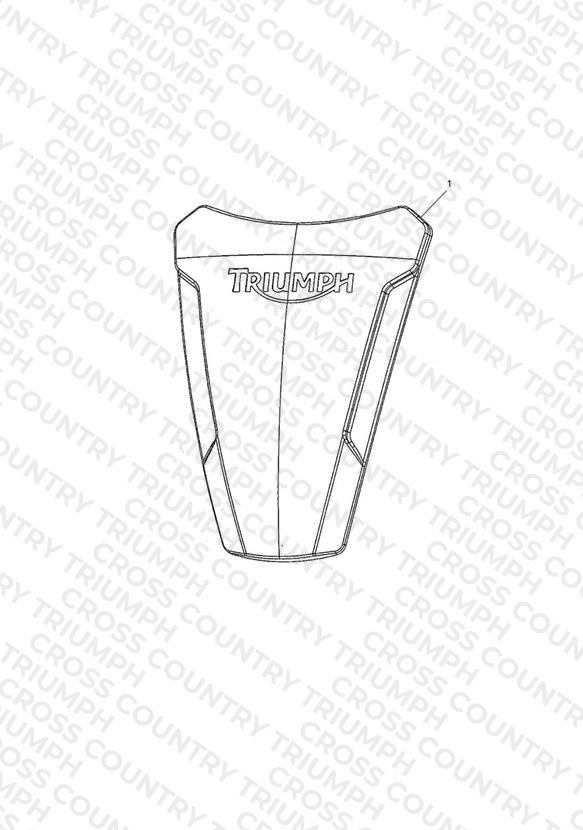 Tank Pad Rubber, Kit