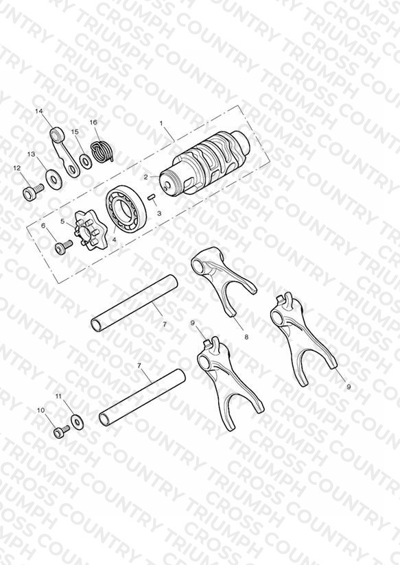 Gear Selector Drum