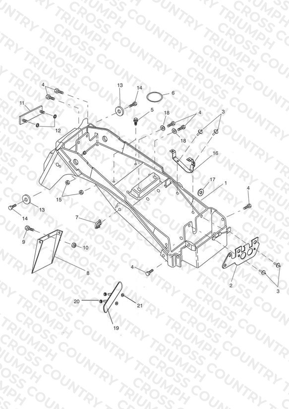Rear Mudguard & Battery Box