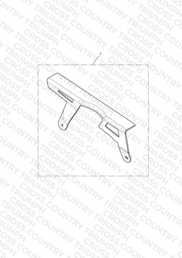 Aluminium Chainguard, Gunmetal