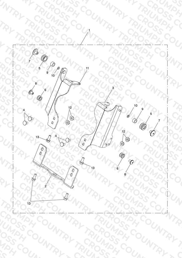 Screen Mounting Brackets Kit