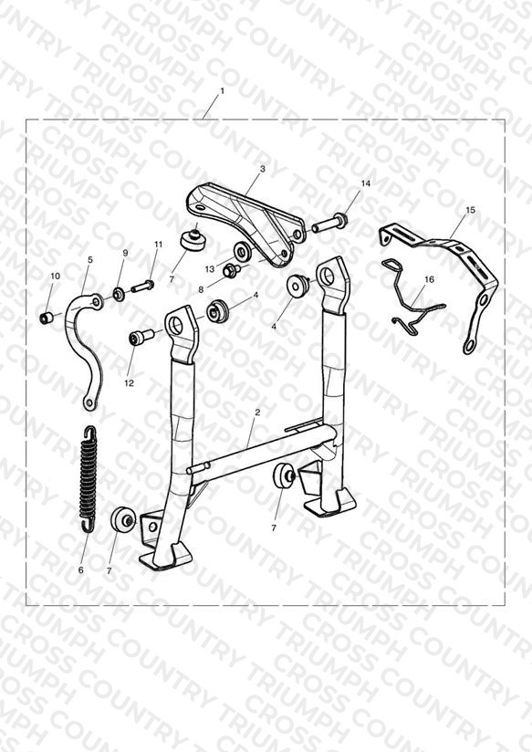 Centrestand Kit, Evap > 519108
