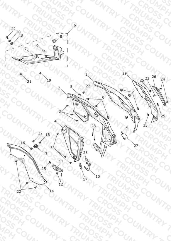 Fairings, LH