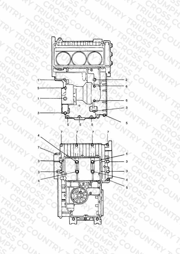 Crankcase Fixings Grey Engines 11853 »