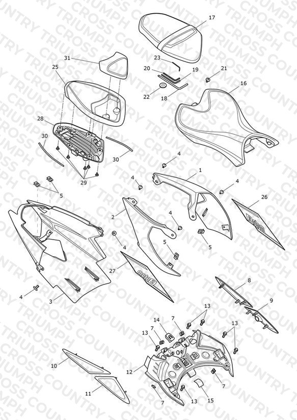 Rear Bodywork & Seat
