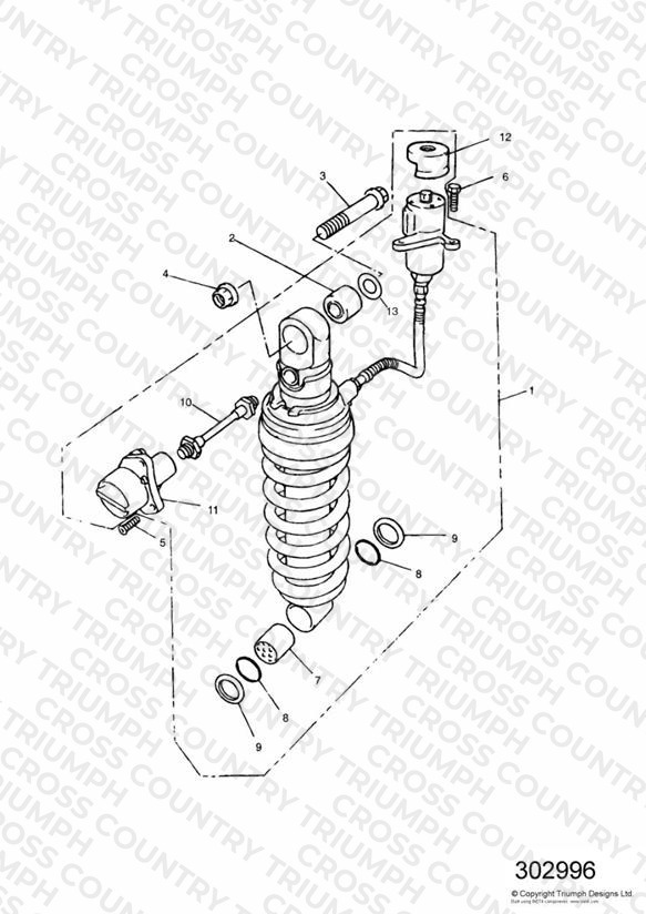 Rear Suspension Unit Sprint Sport