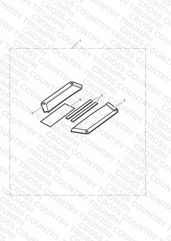 Rear Bodywork Finisher Kit, Coloured