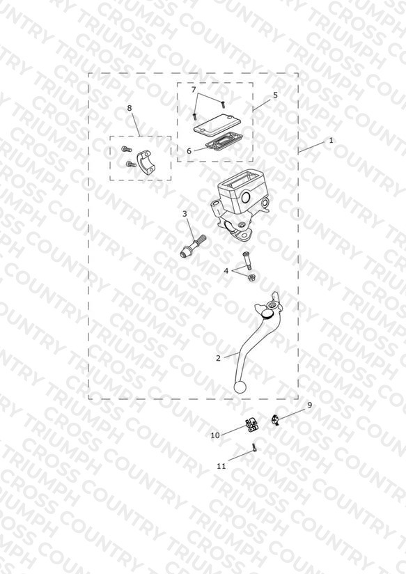 Front Brake Master Cylinder & Hoses