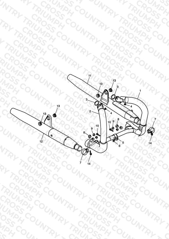 Exhaust System 281466-F2 / 279279-F4 >