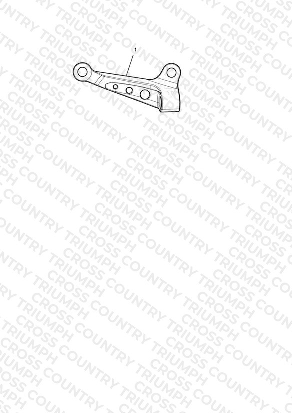 Clutch Cable Guide, Clear Anodised