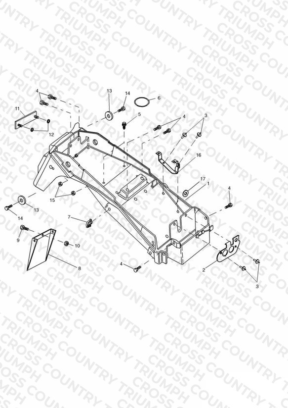 Rear Mudguard & Battery Box