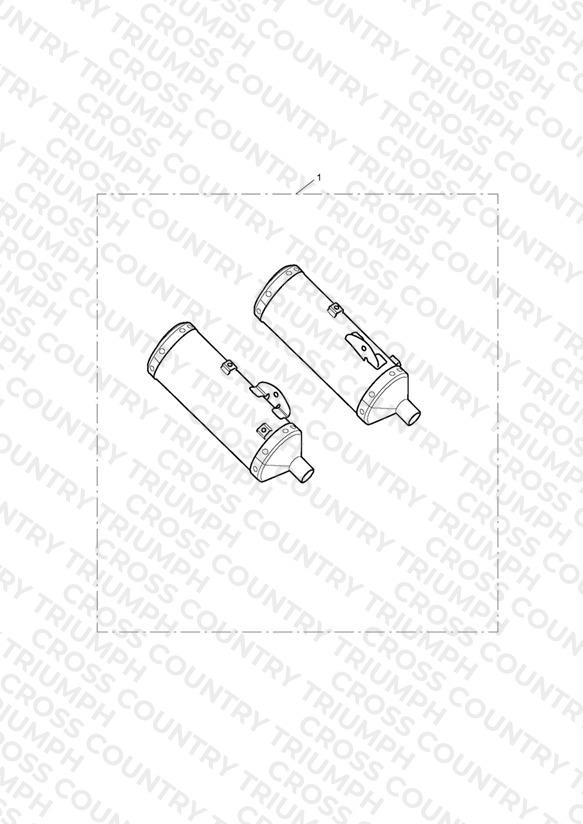 Silencer, Aftermarket, Pair