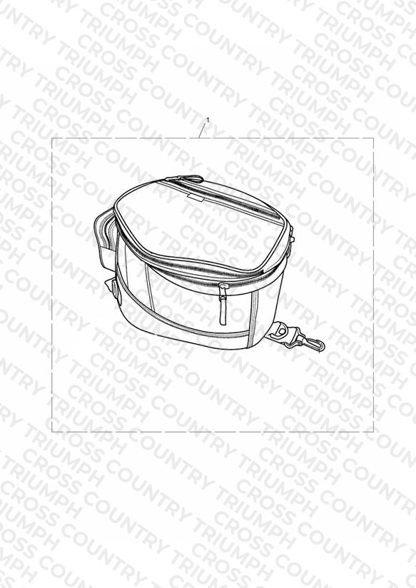 Magnetic Tank Bag, 20-30 L
