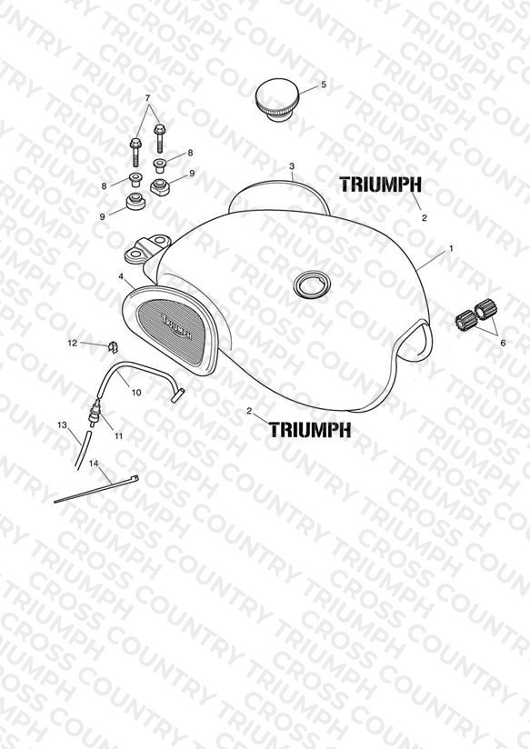 Fuel Tank & Fittings - Steve McQueen Edition