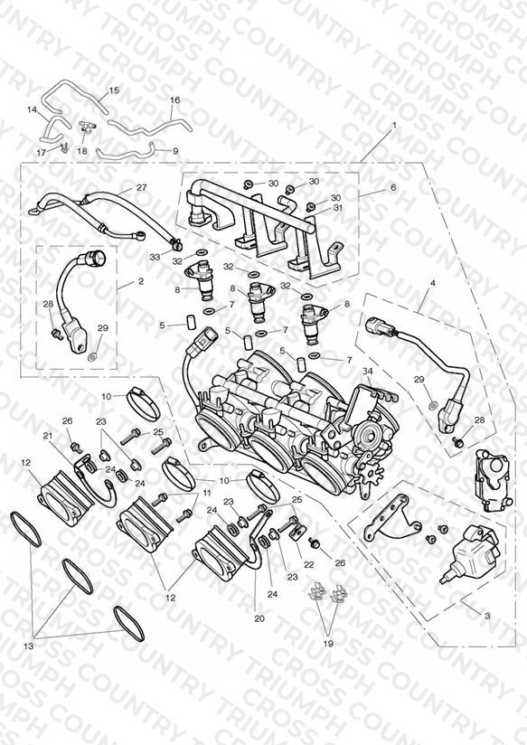 Throttles, Injectors and Fuel Rail
