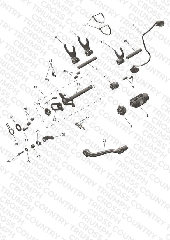 Gear Selectors & Pedal