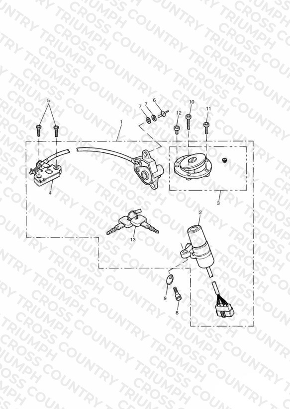 Ignition Switch & Lock Set