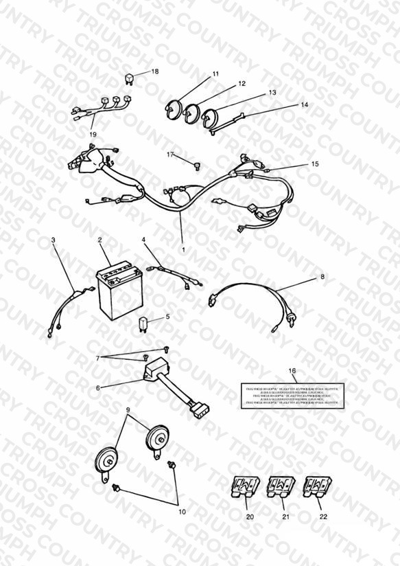 Electrical Fittings & Main Harness