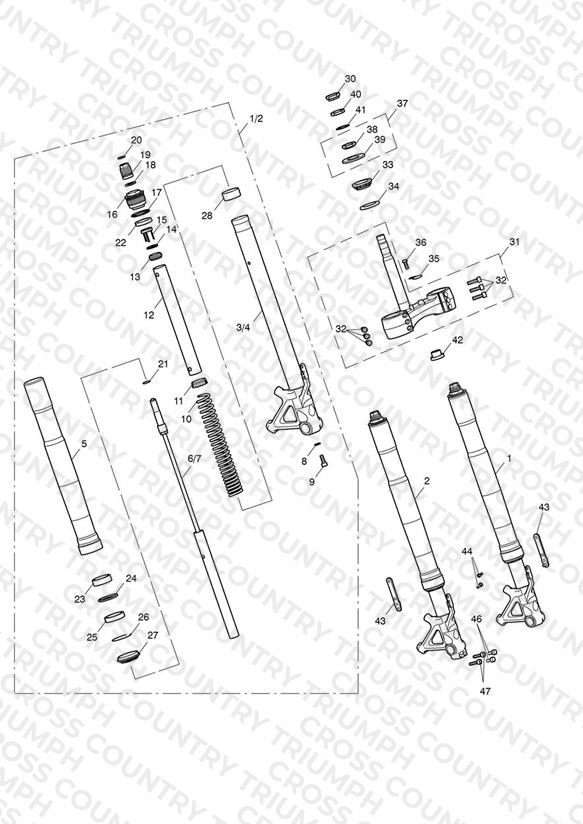 Front Forks and Yokes