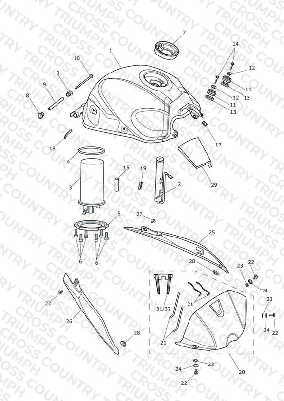 Fuel Tank/Fuel Pump Fittings - > 955859