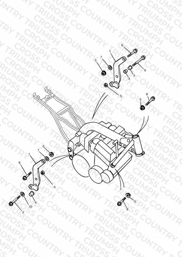 Linkage Carrier/Engine Mounting Bolts