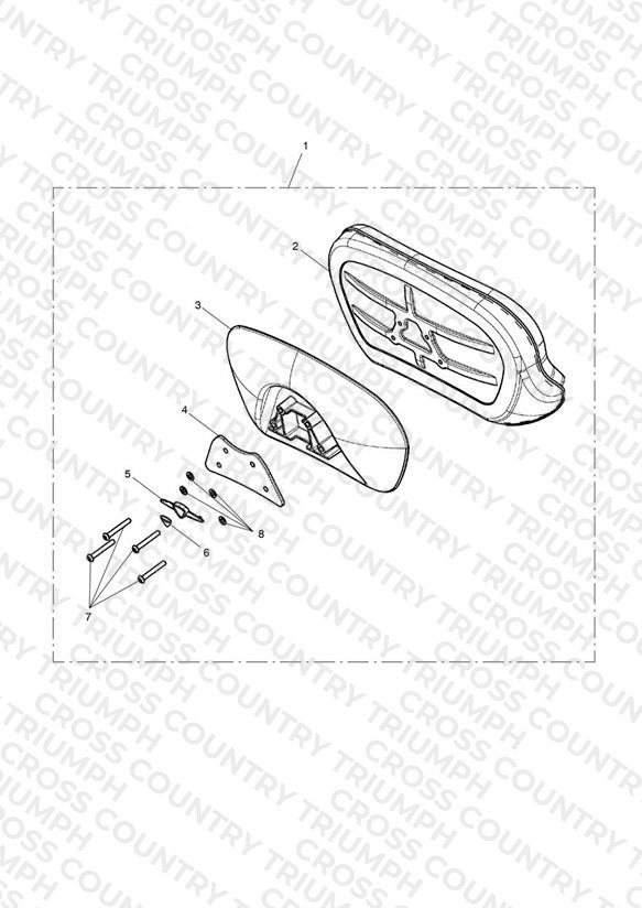 Backrest, Passenger, Kit