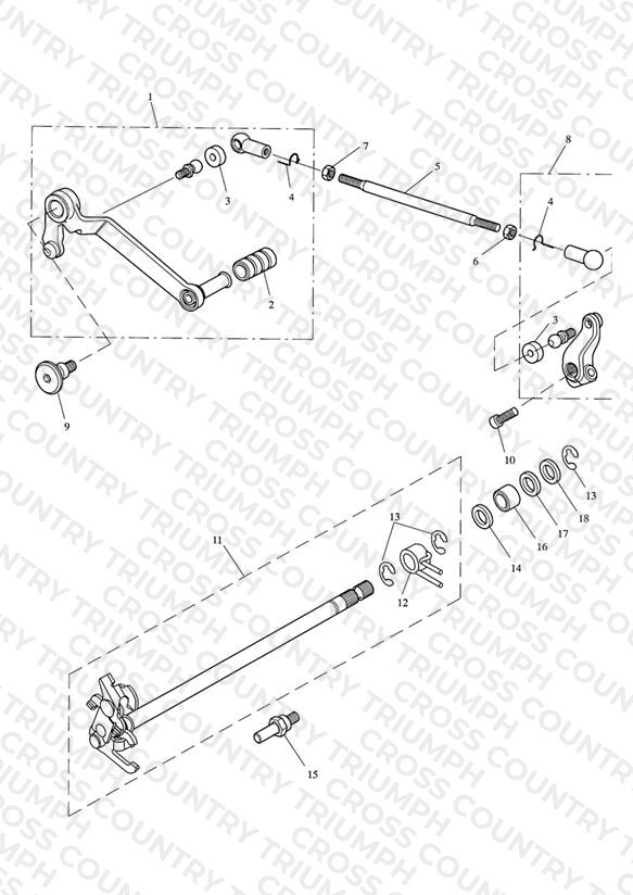 Gear Change Mechanism > Eng No 340169