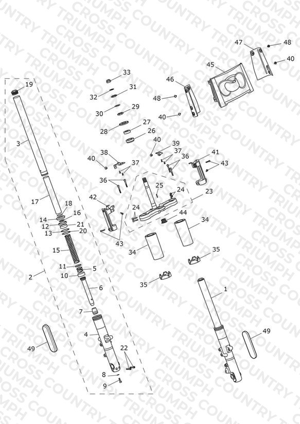 Front Forks & Lower Yoke
