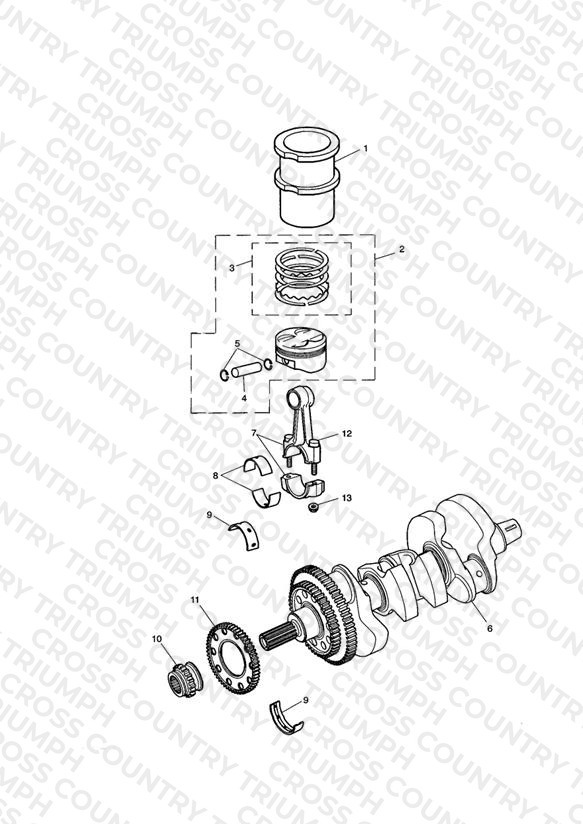 Crankshaft/Conn Rod/Pistons and Liners