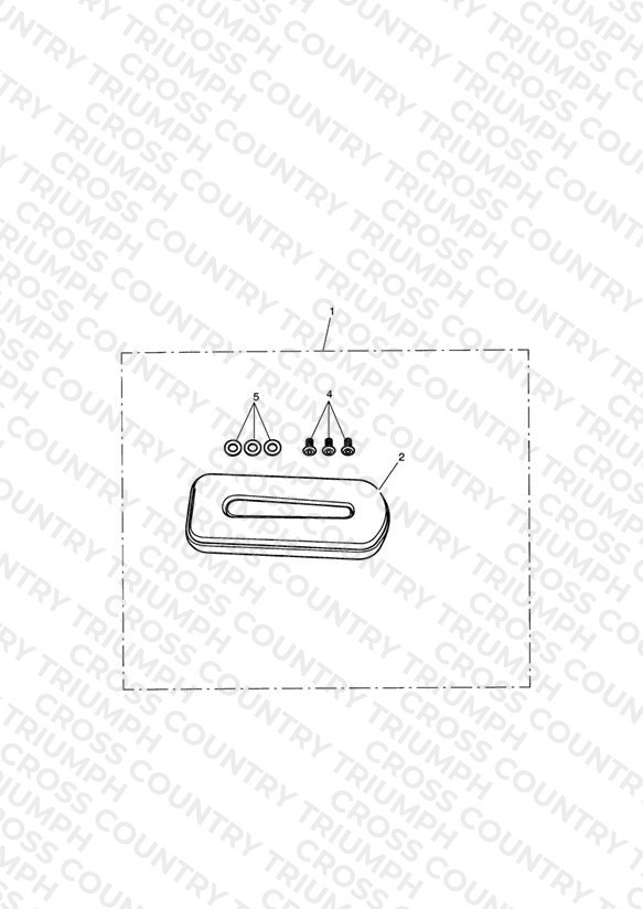 ’Chrome Line’ Brake Pedal Finisher, Large