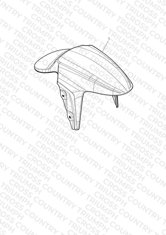Front Mudguard Kit, Carbon