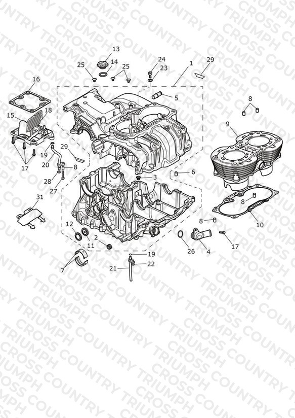 Crankcase & Fittings