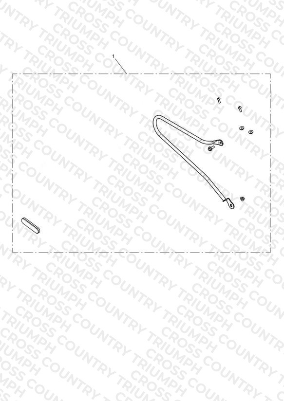 Pannier Rail Kit, LHS