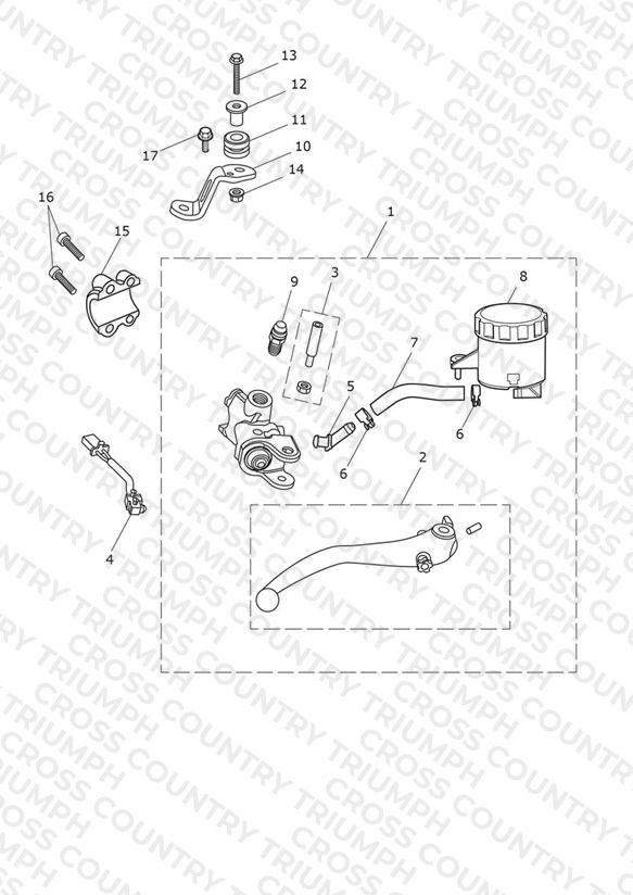 Front Master Cylinder Assy