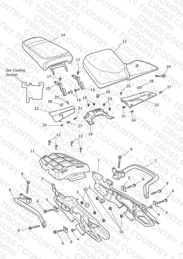 Rear Bodywork & Seat