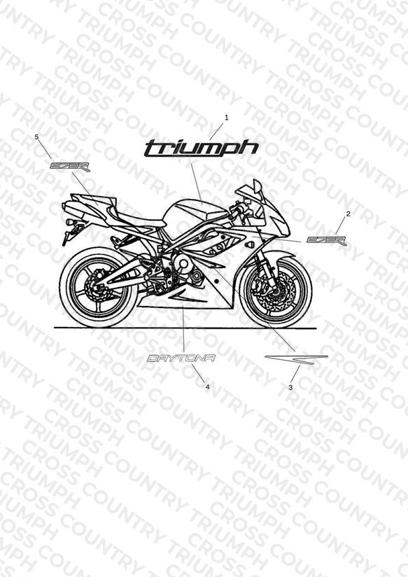 Decals - Daytona 675R